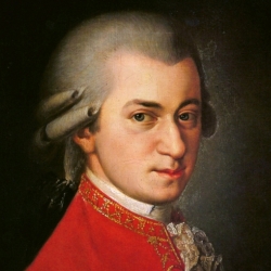 Portrait of composer Wolfgang Amadeus Mozart with Arizona Opera