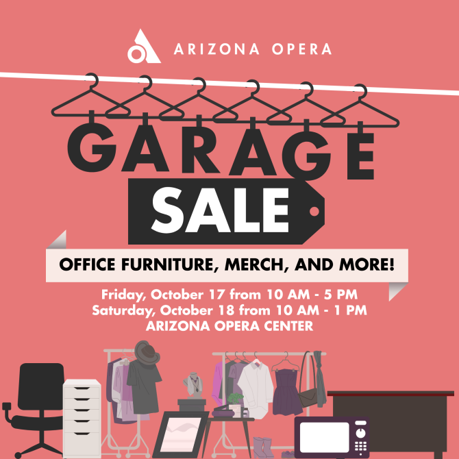 Arizona Opera Garage Sale