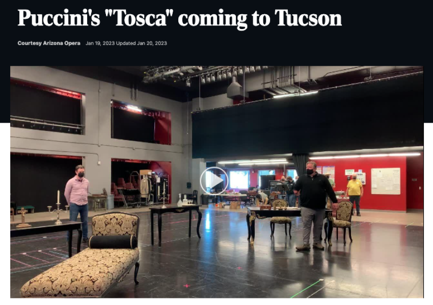 Puccini's "Tosca" coming to Tucson