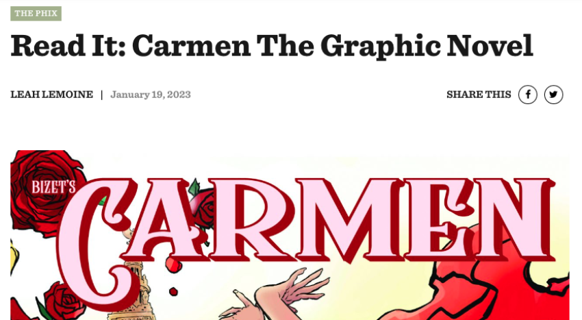 Read It: Carmen The Graphic Novel