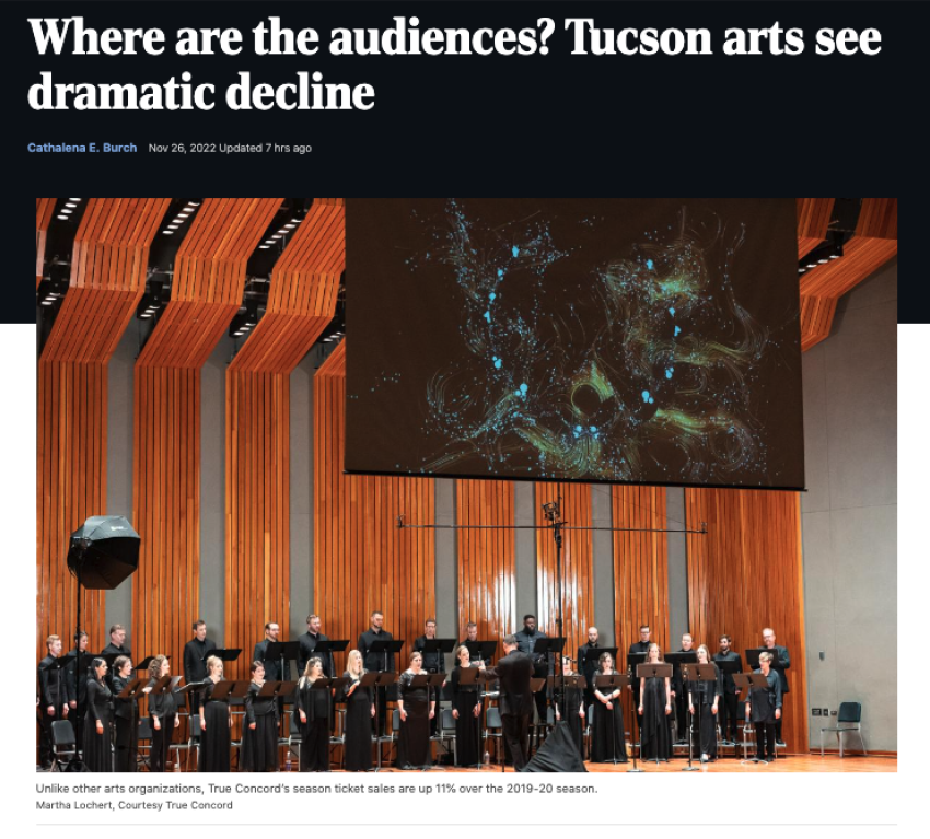 Where are the audiences? Tucson arts see dramatic decline