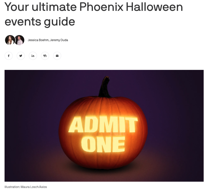 Your ultimate Phoenix Halloween events guide