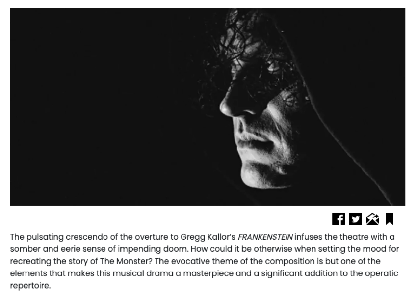 Review: Arizona Opera Presents FRANKENSTEIN ~ A Masterpiece of Horror and Humanity