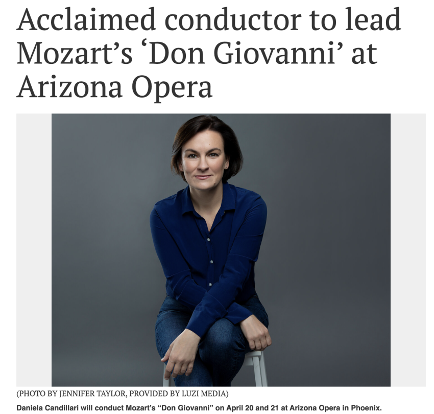 Acclaimed conductor to lead Mozart’s ‘Don Giovanni’ at Arizona Opera