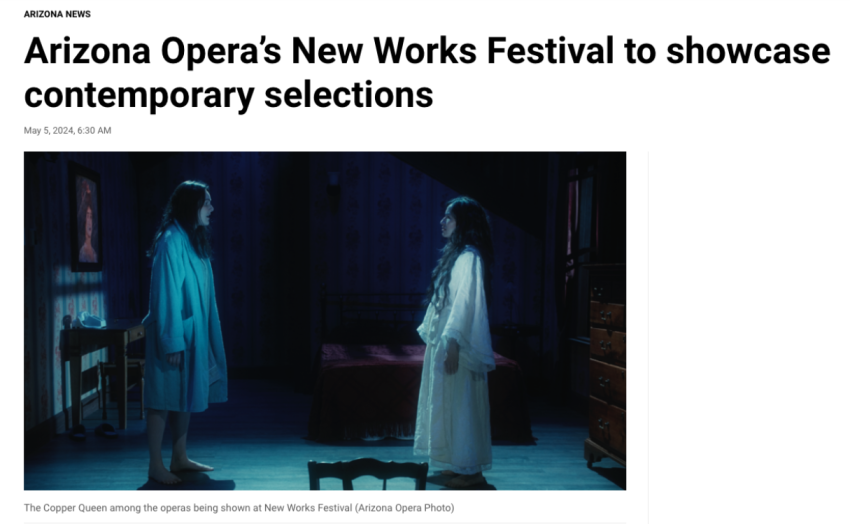Arizona Opera’s New Works Festival to showcase contemporary selections