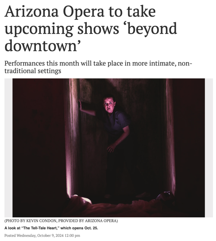 Arizona Opera to take upcoming shows ‘beyond downtown’