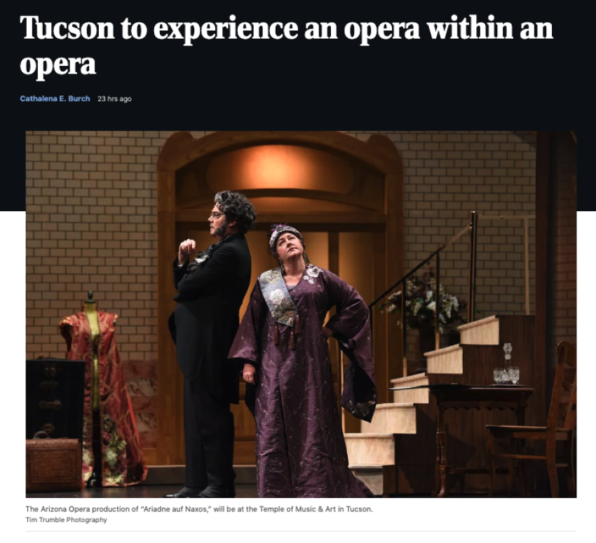 Tucson to experience an opera within an opera