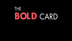 The BOLD Card